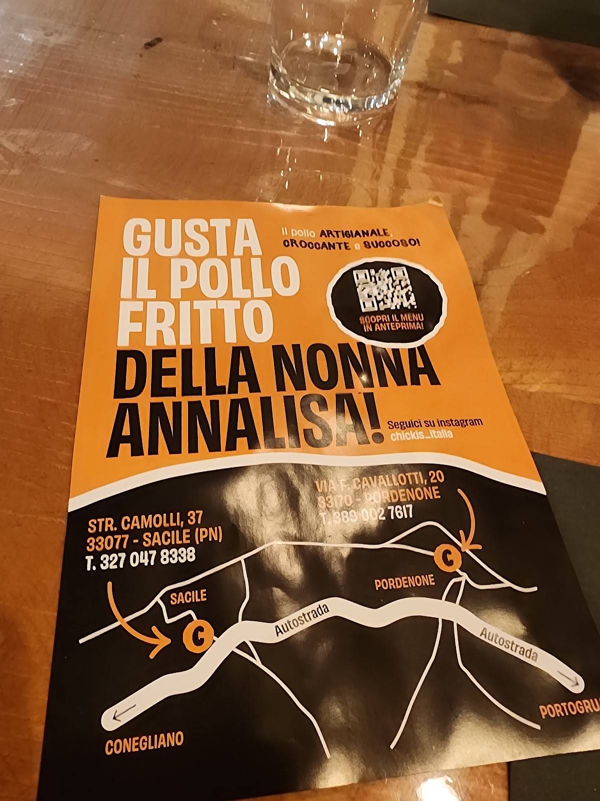 Menu di CHICKIS - POLLO FRITTO Sacile 