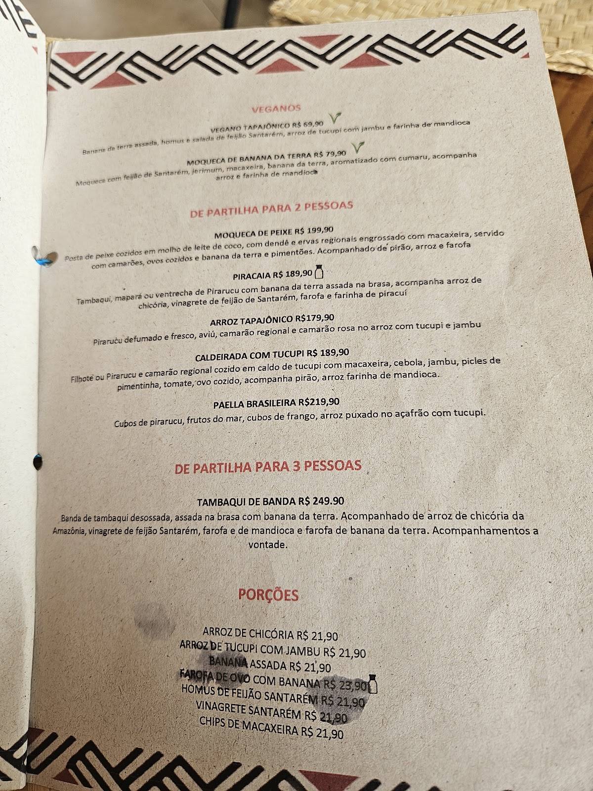 Casa do Saulo Museu do Amanhã cardápio