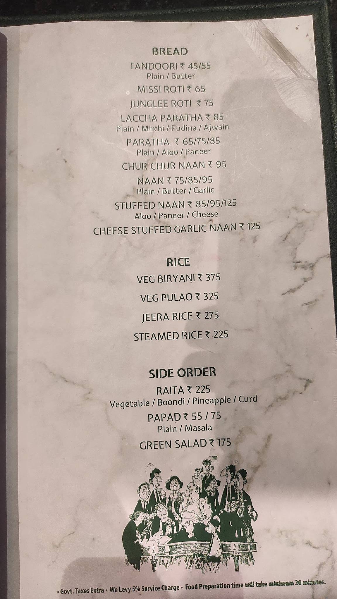 City Heights Bistro menu