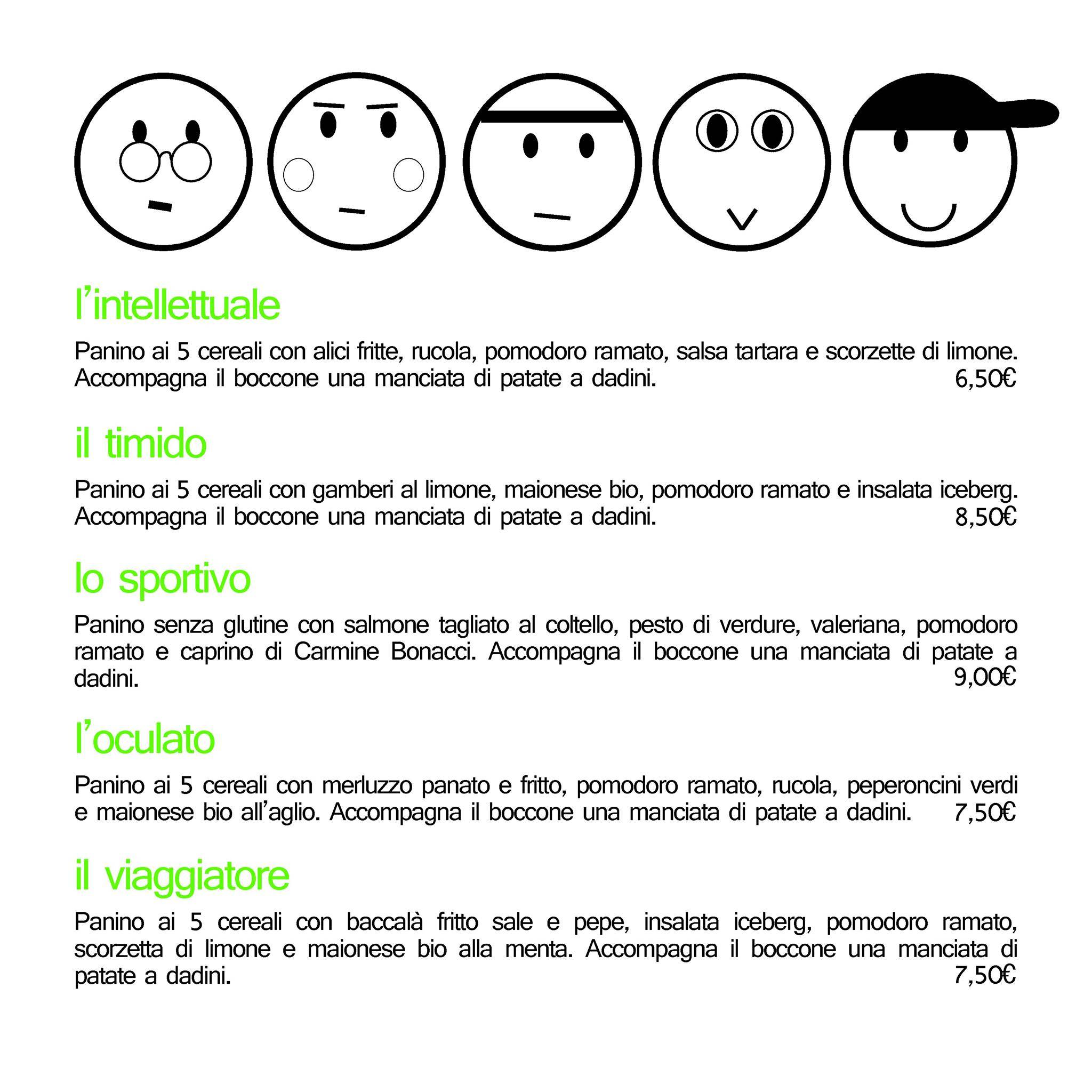 Menu di Cucù di Francesco Lama 