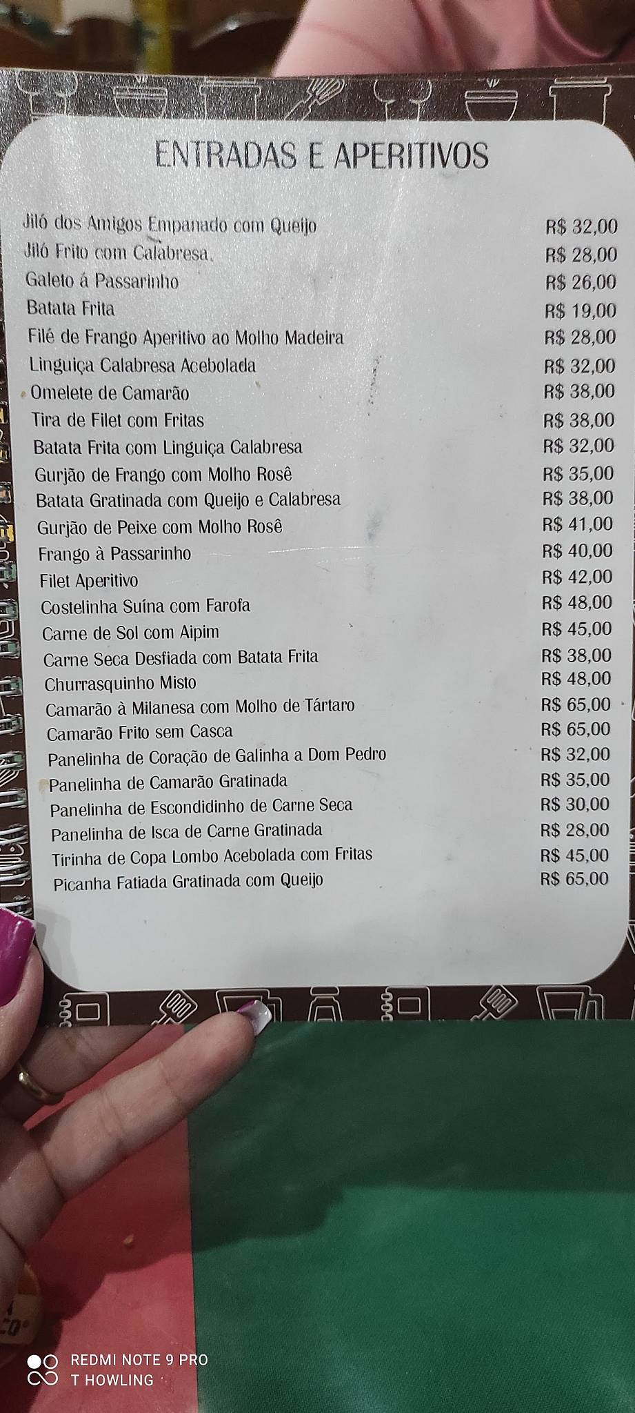 Bar & Restaurante Dom Pedro - Benfica cardápio