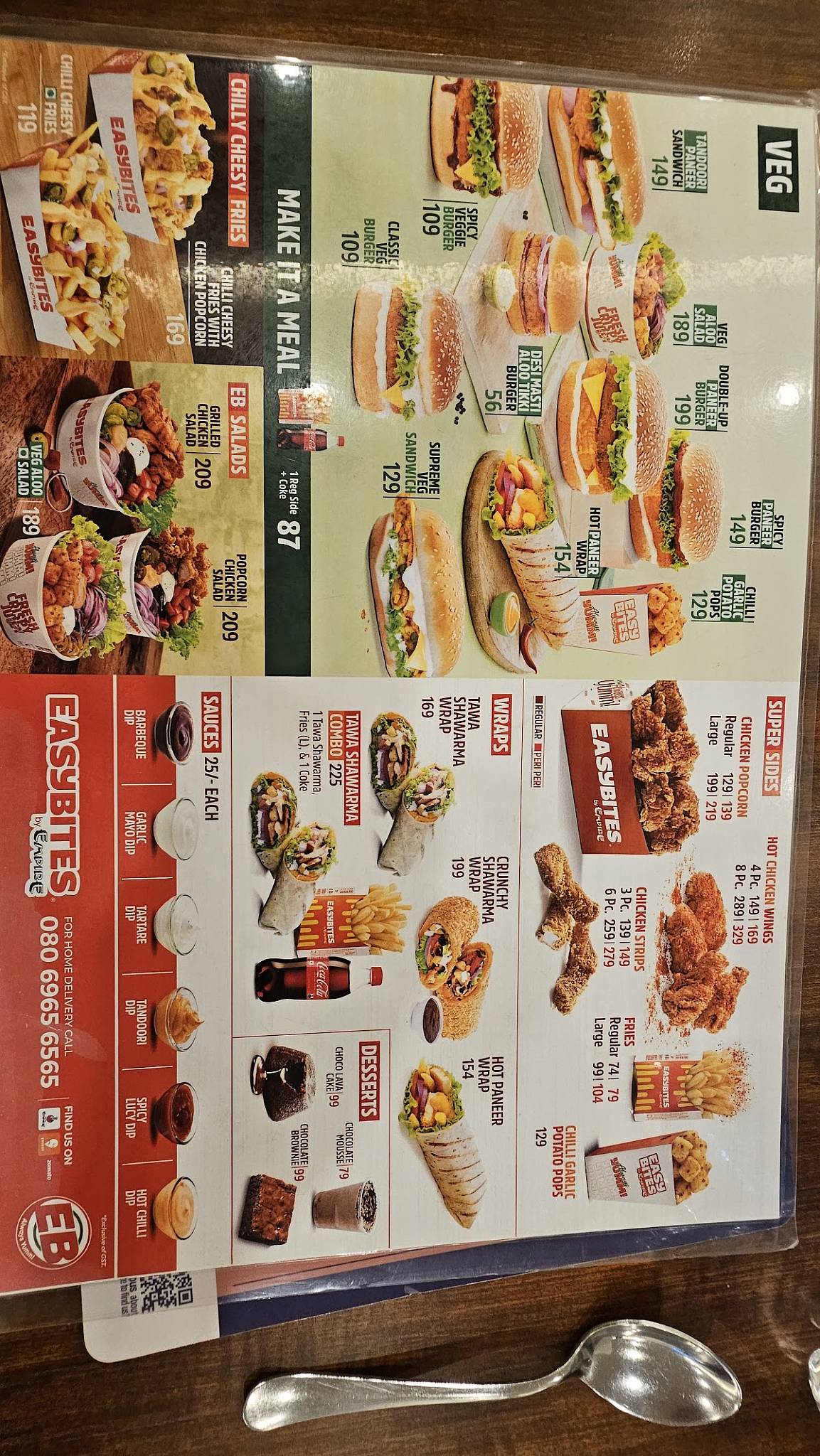 Empire Restaurant menu