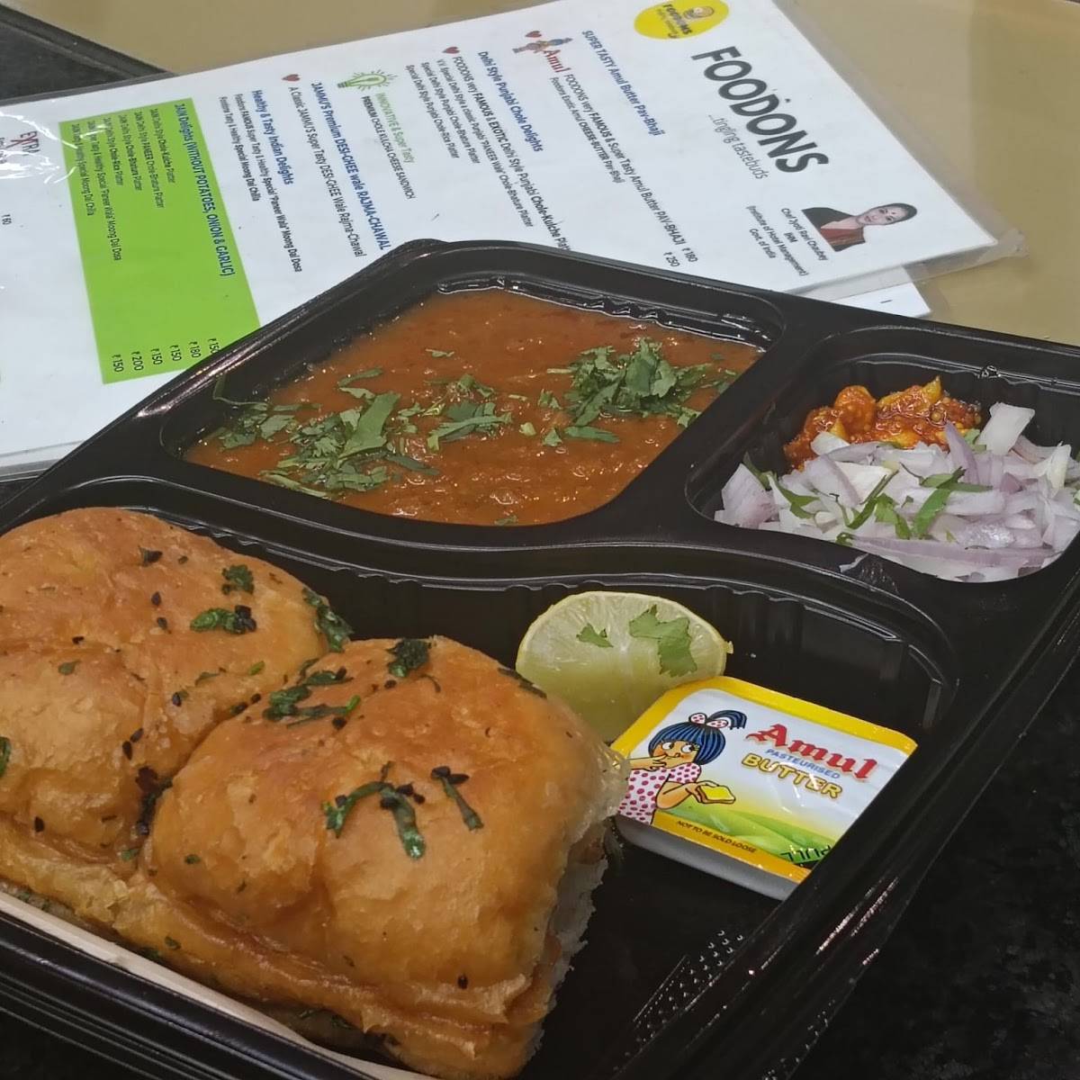 FOODONS : Indore BEST Chole Kulche Chole Bhature menu