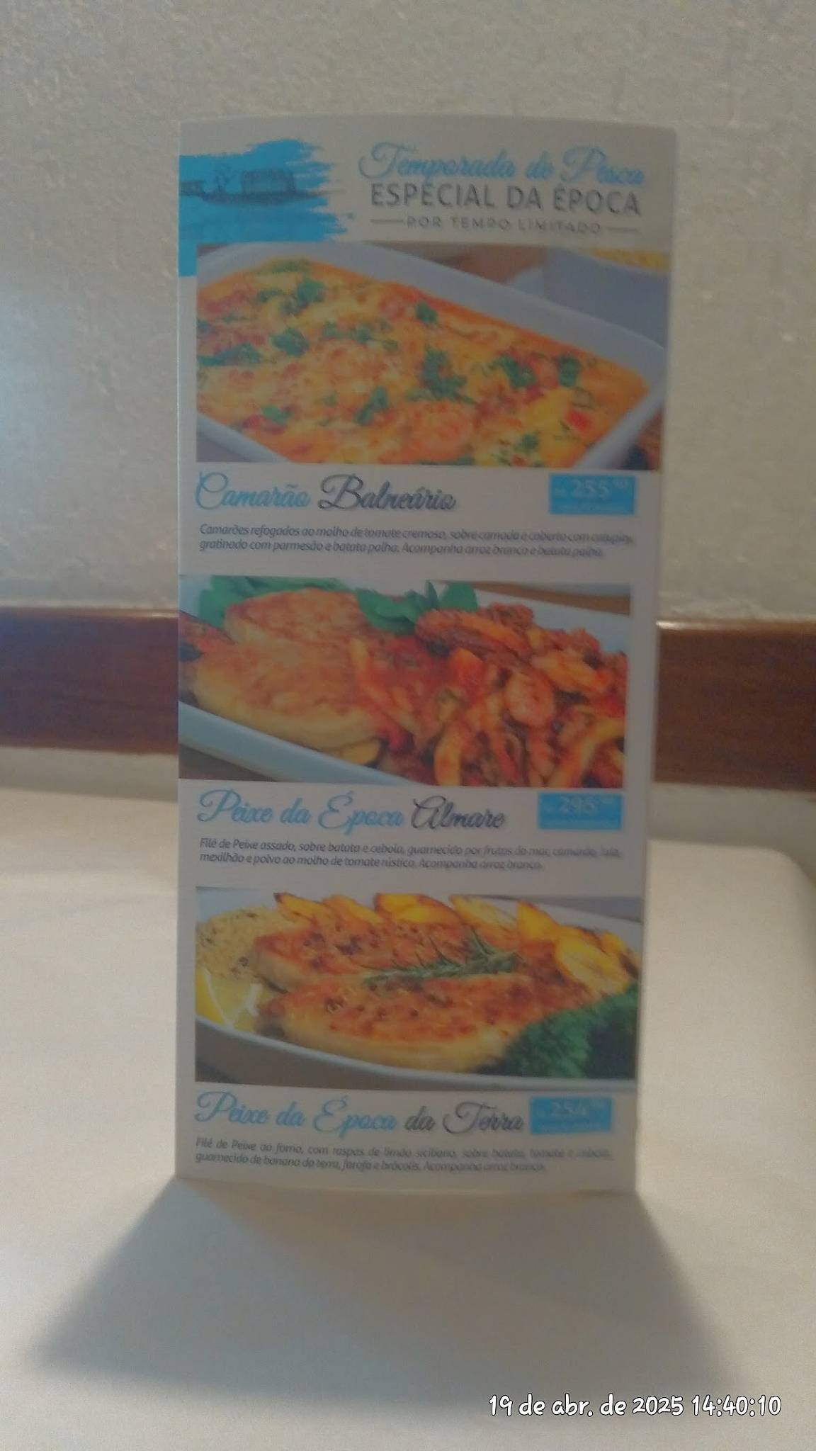 Garoupa Frutos do Mar - Campestre cardápio