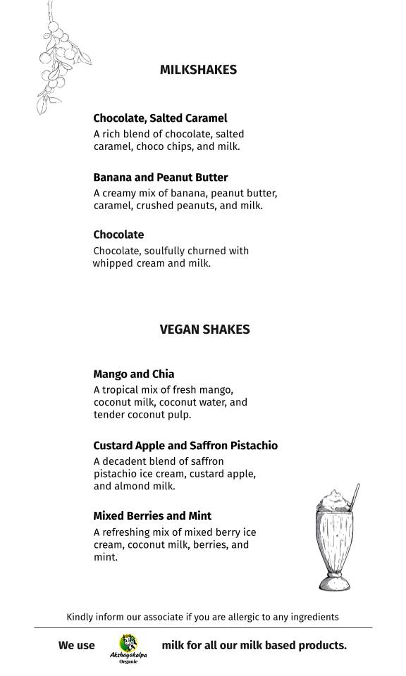 Go Native Whitefield menu