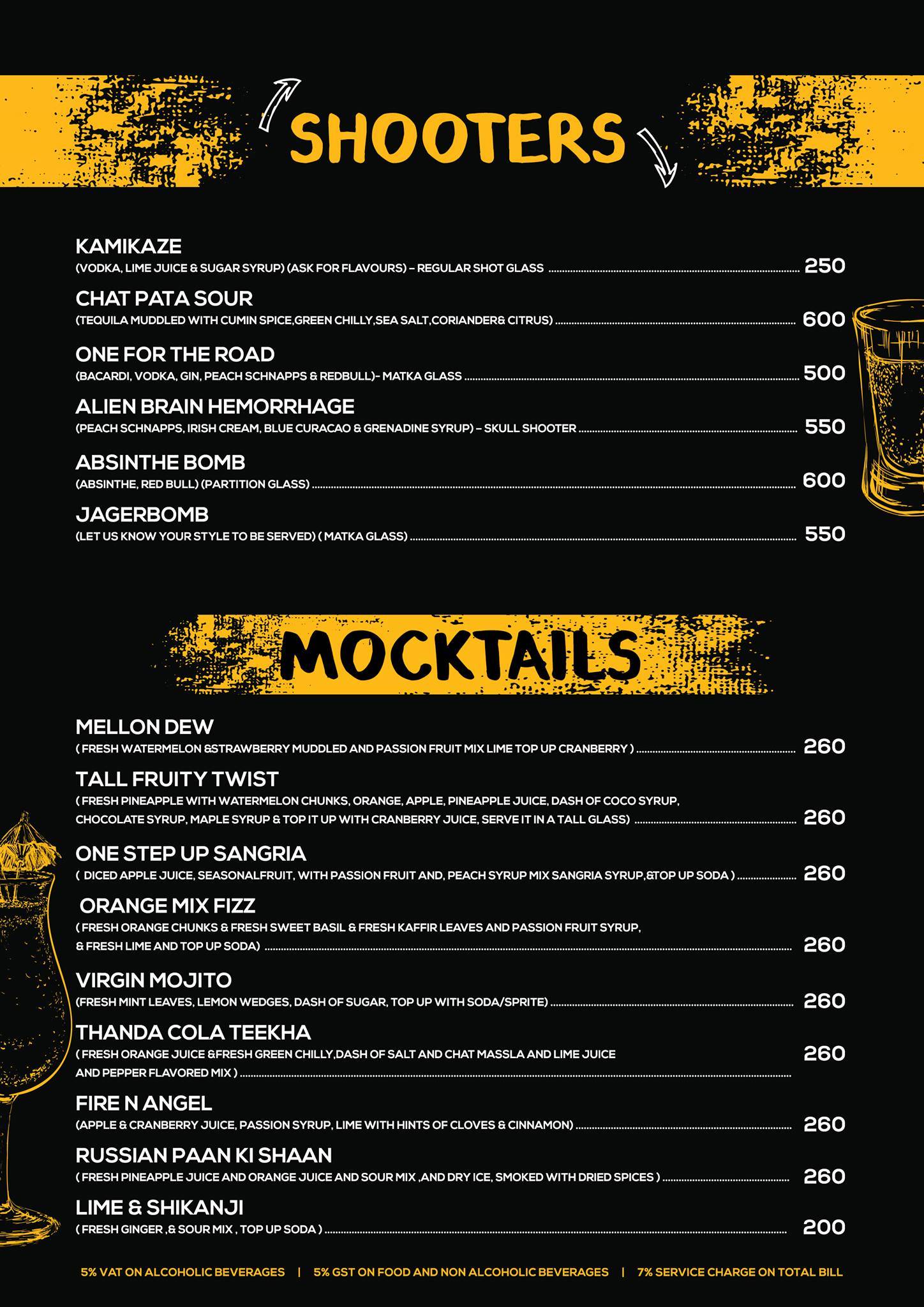 Gold Coins VegX menu