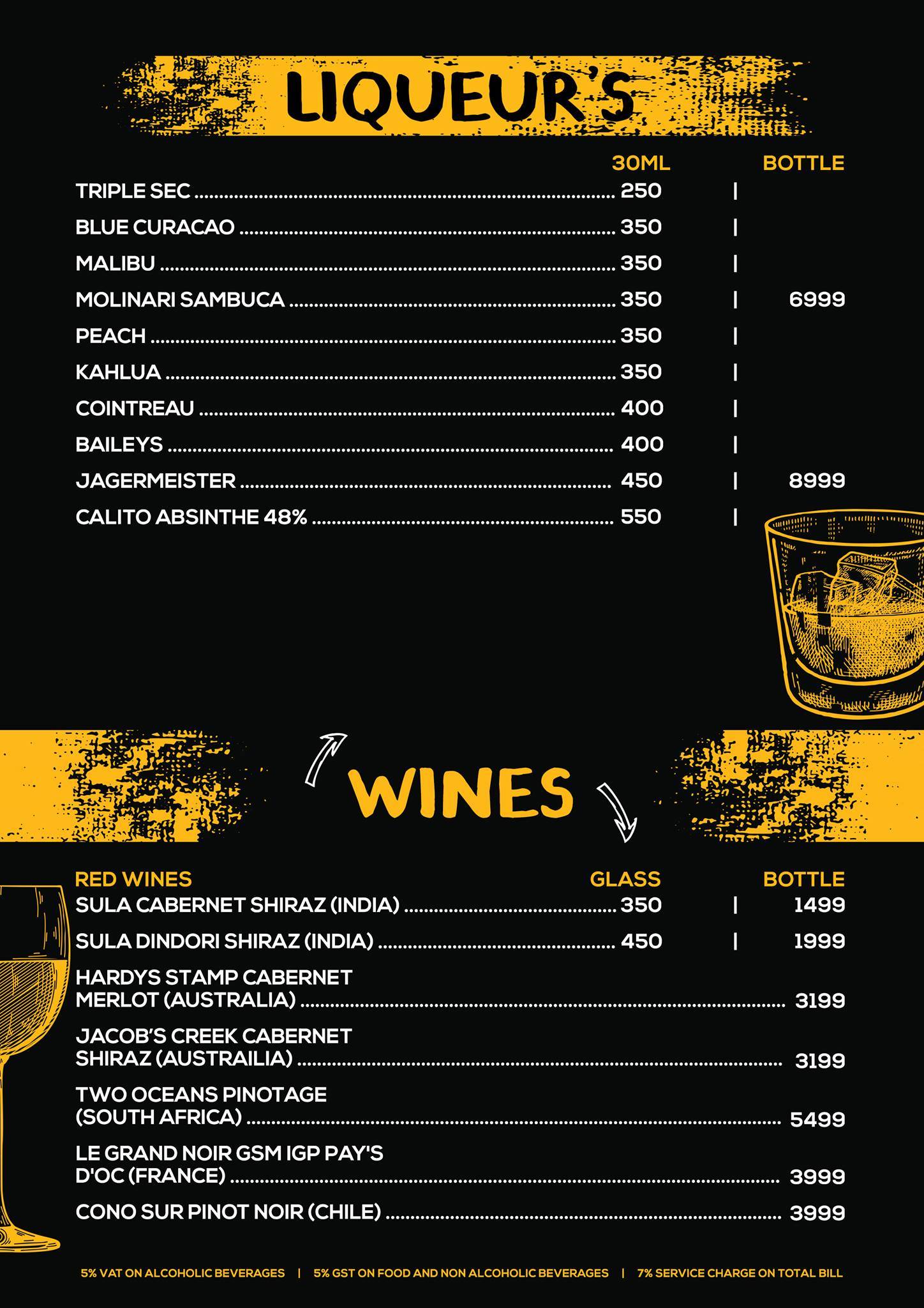 Gold Coins VegX menu