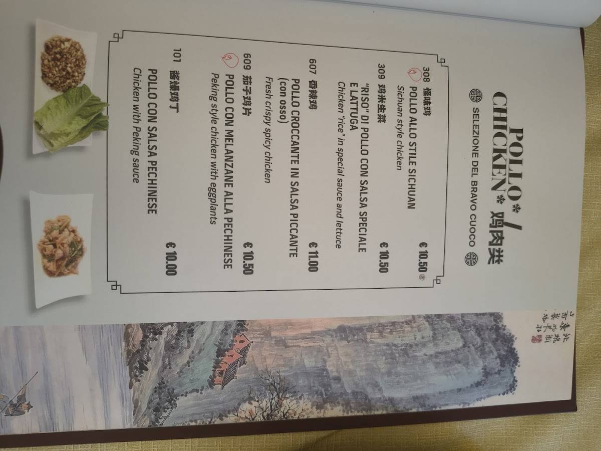 Menu di Hang Zhou da Sonia 