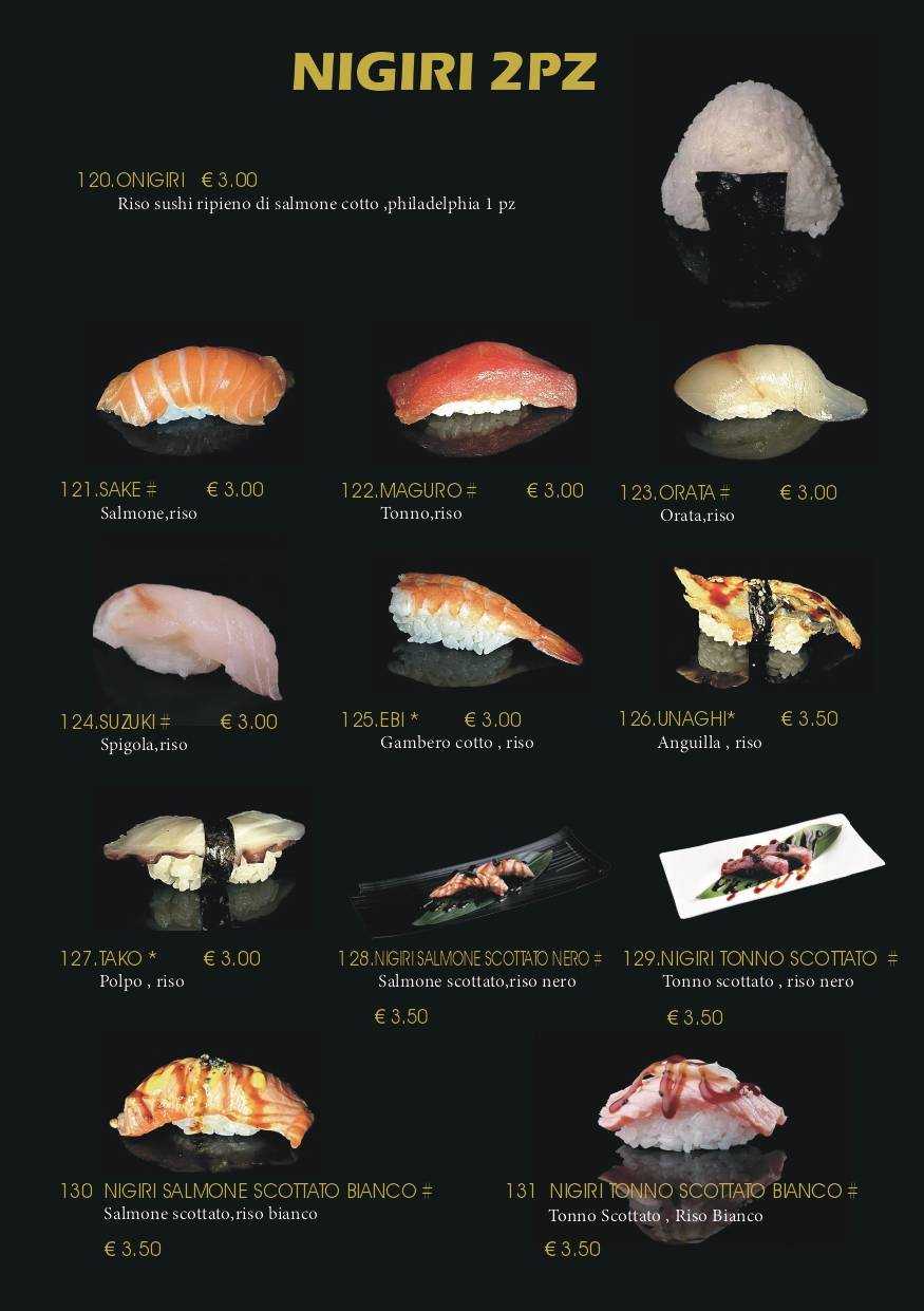 Menu di Heshi Sushi 