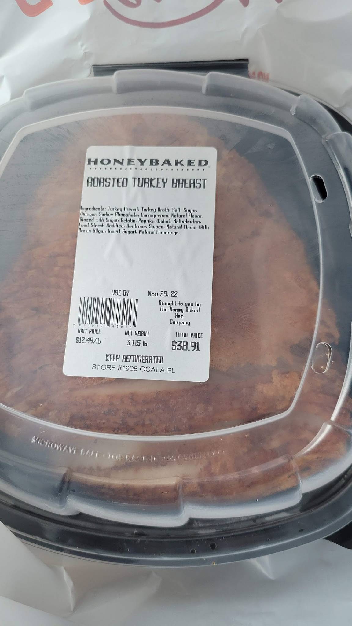 Menu at HoneyBaked Ham of Ocala restaurant, Ocala