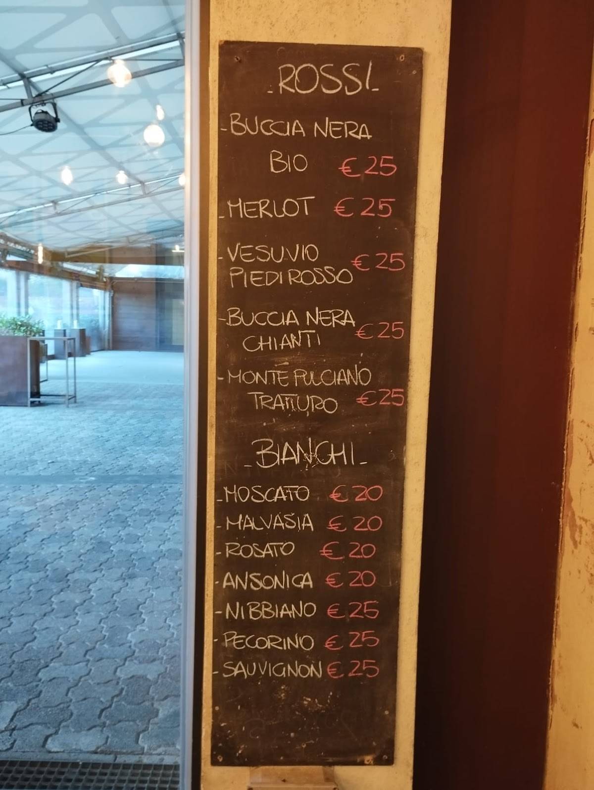 Menu de Il Bistrot di Officine Farneto