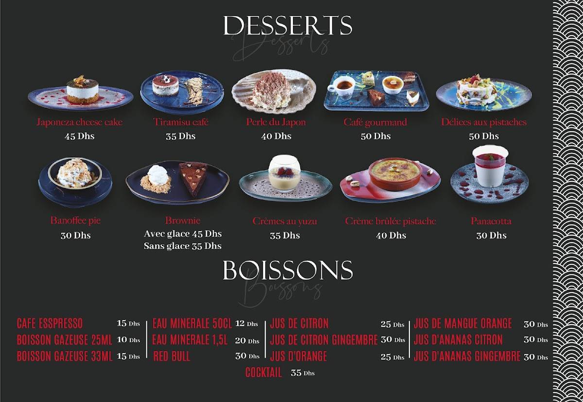 Menu de Japonezà Sushis-Thaï & Woks