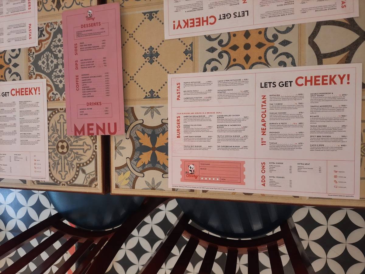 Keste Pizzeria menu