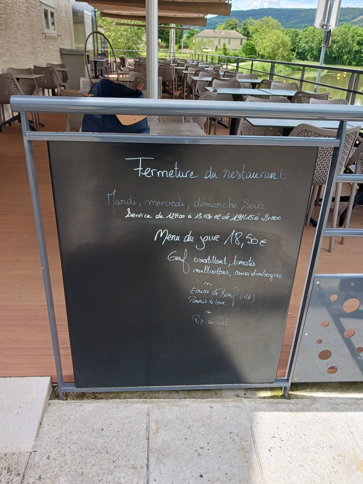 Menu de Restaurant L’Escale
