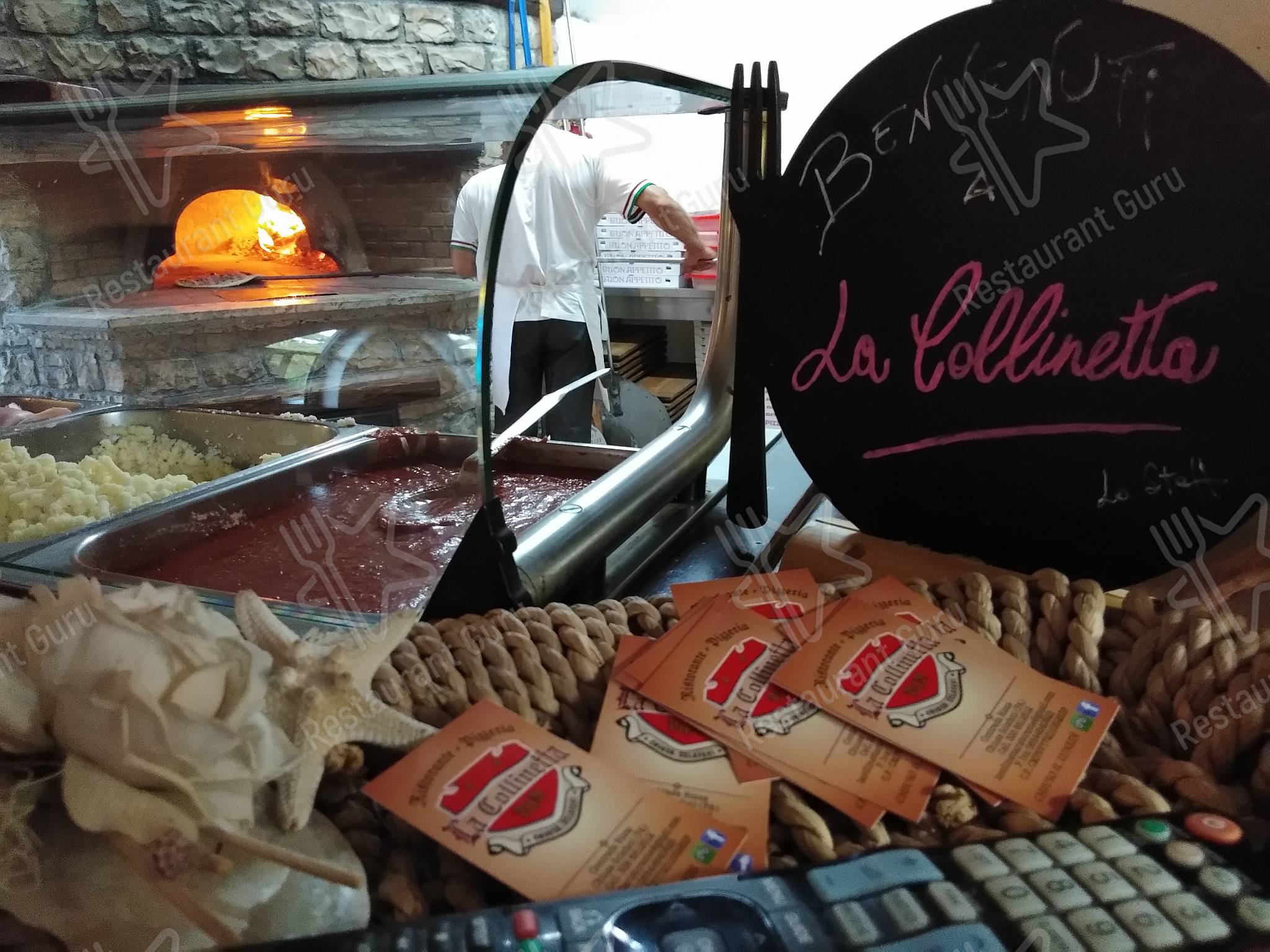 Menu di La Collinetta - piatti e bevande