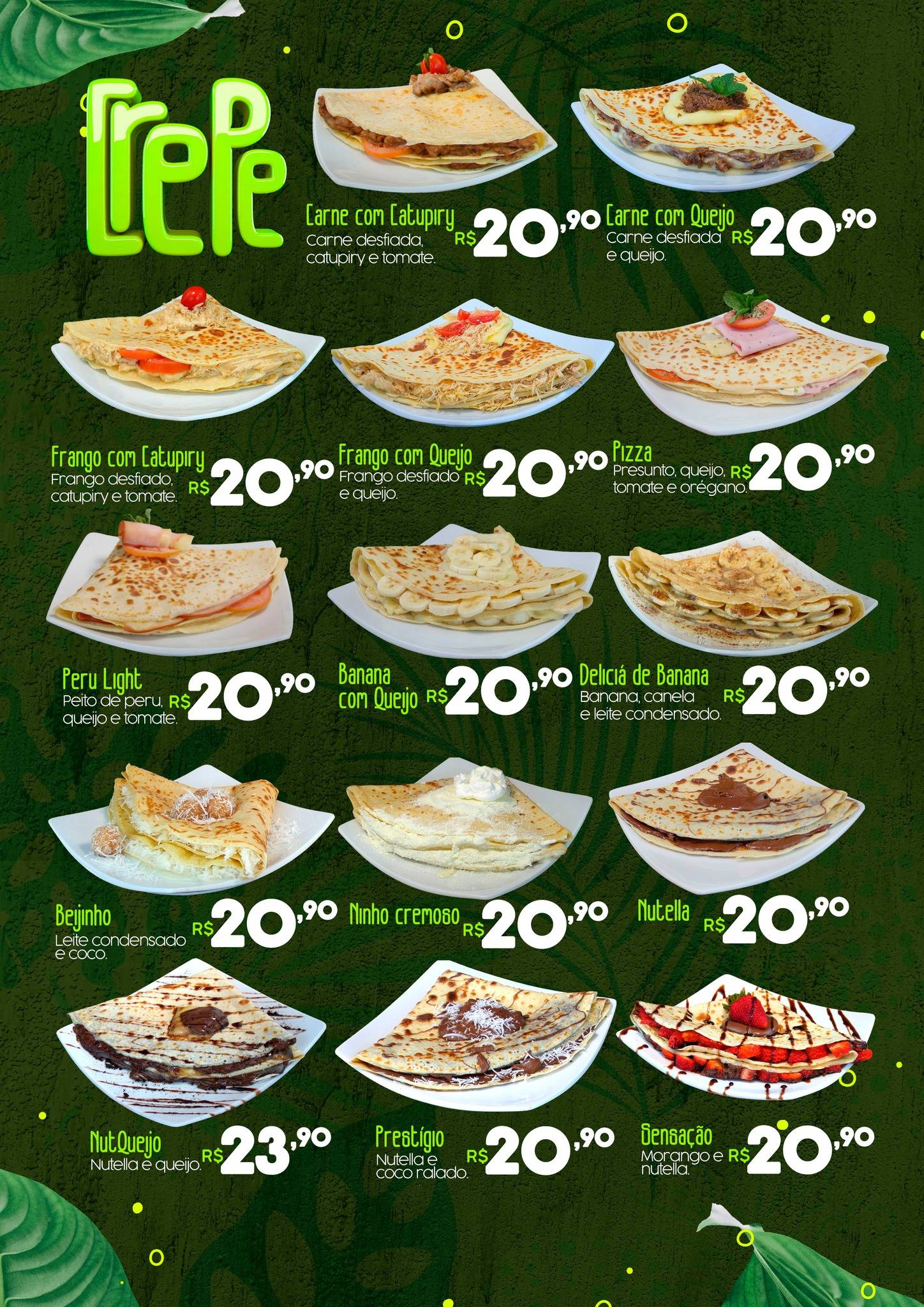 La Fruta Açaí Rio Verde cardápio
