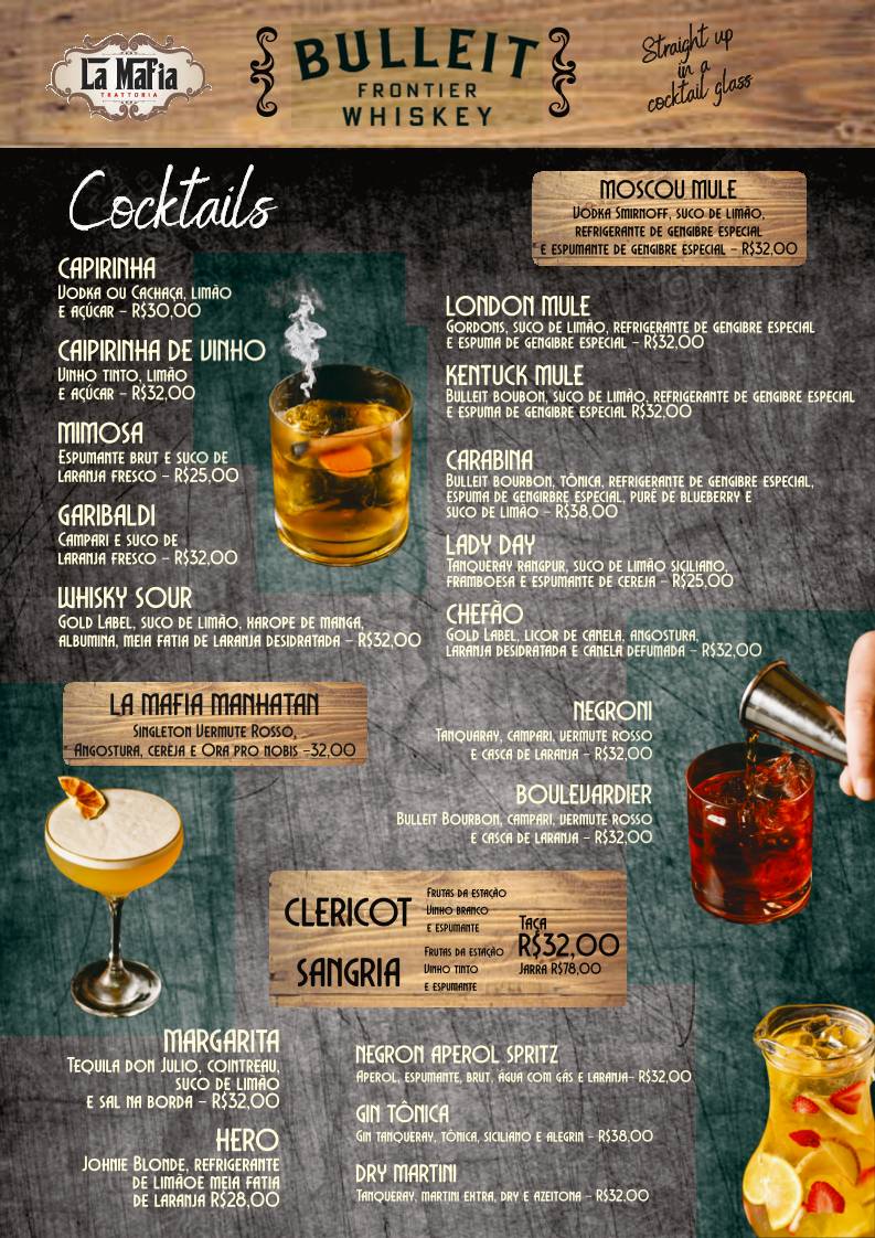 La Mafia Trattoria cardápio