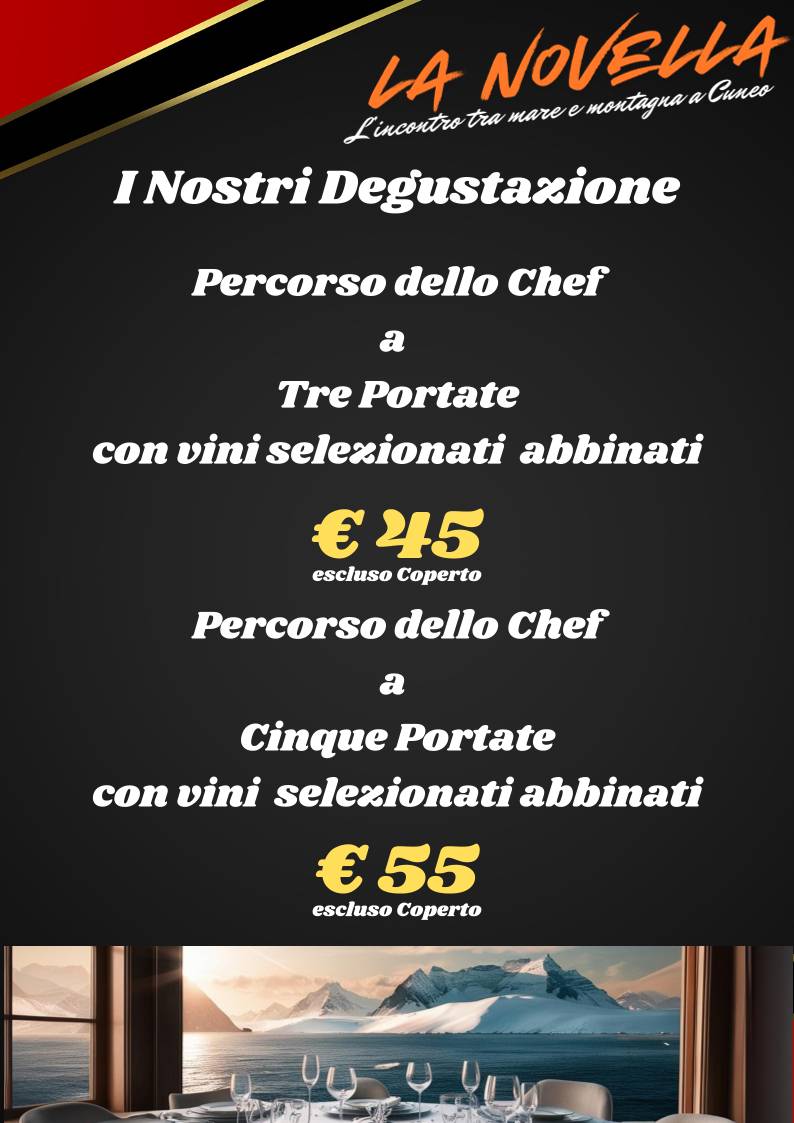 Menu di La Novella 