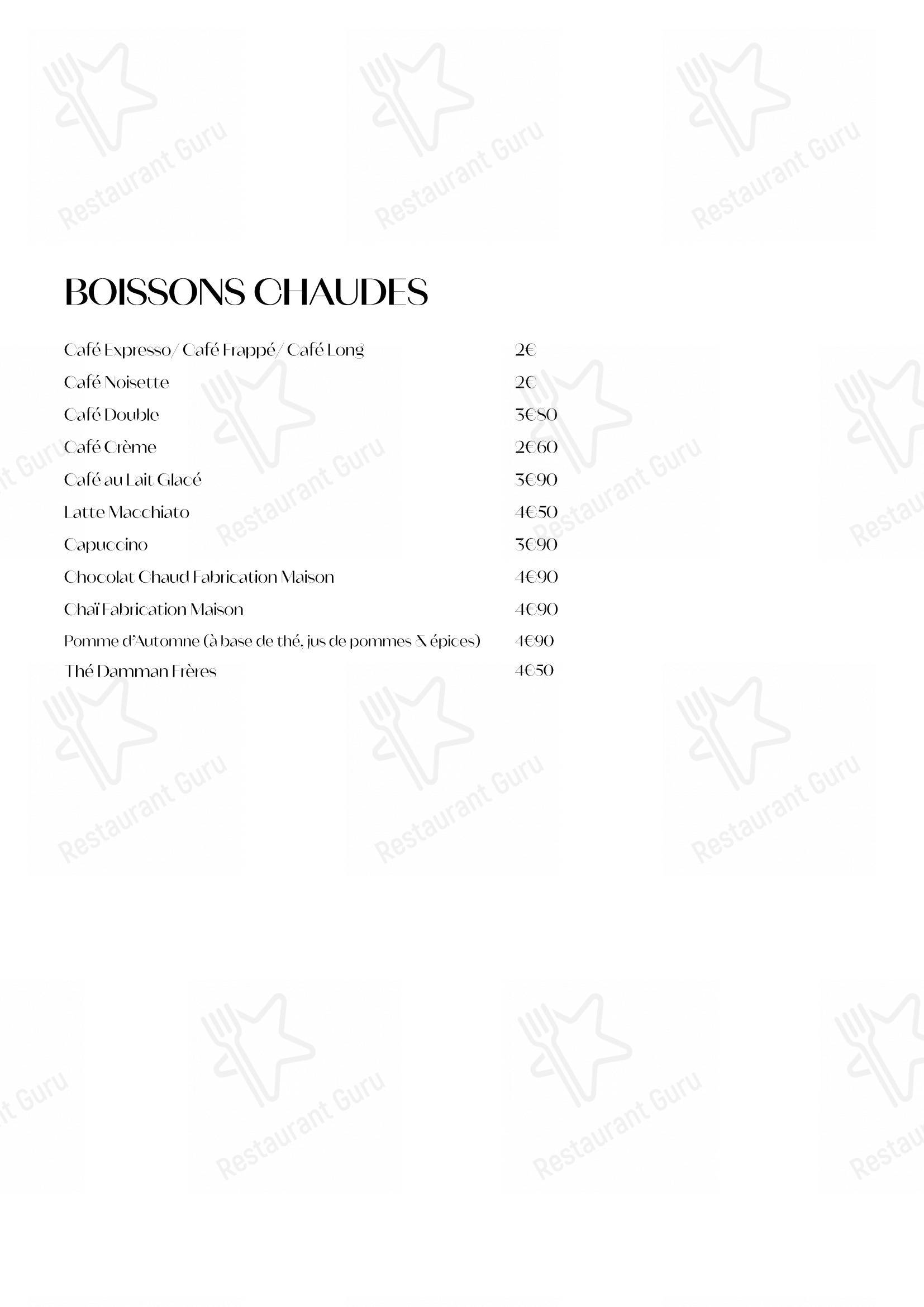 Ночное меню pour Restaurant Le Kitchen restaurant