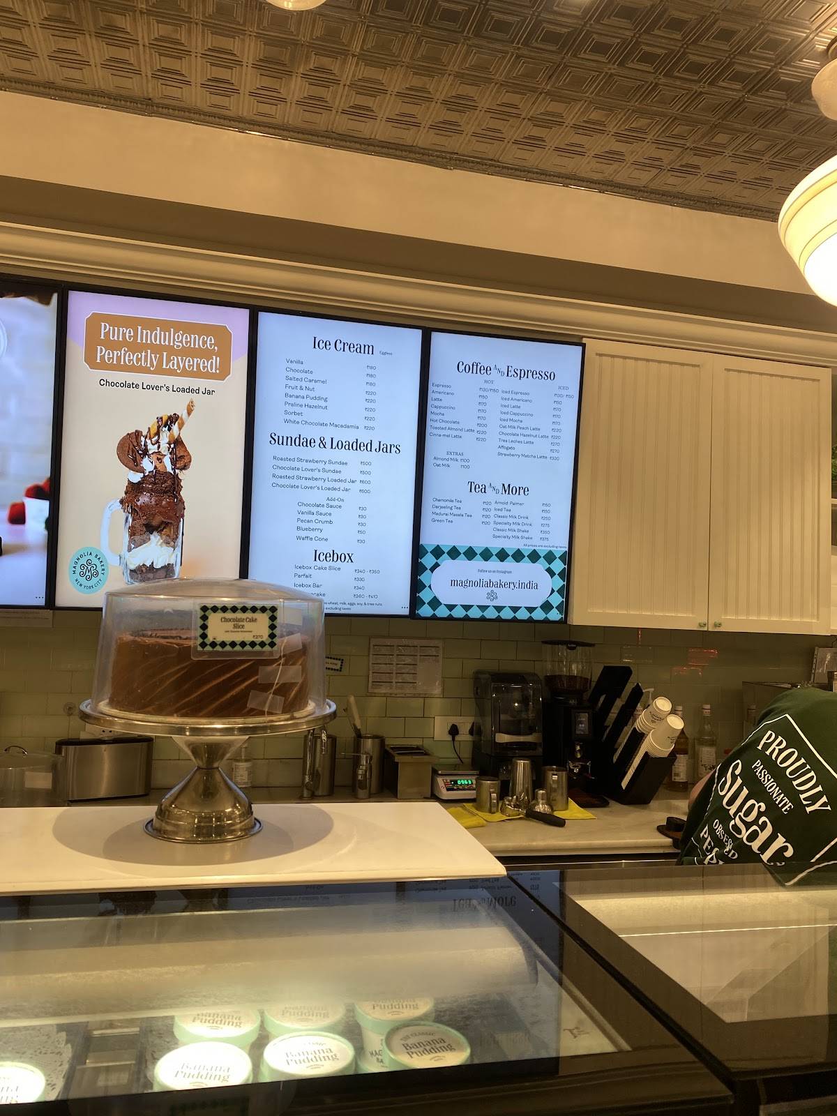 Magnolia Bakery menu
