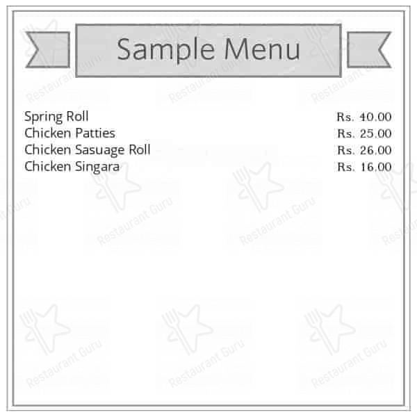 Mio Amore - The Cake Shop (Belgharia Bazar) menu