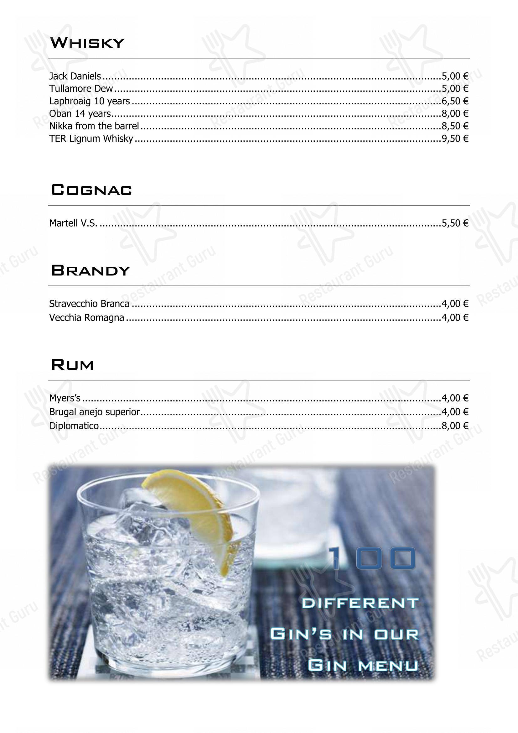Restaurant Mondschein in Sesto - Menu