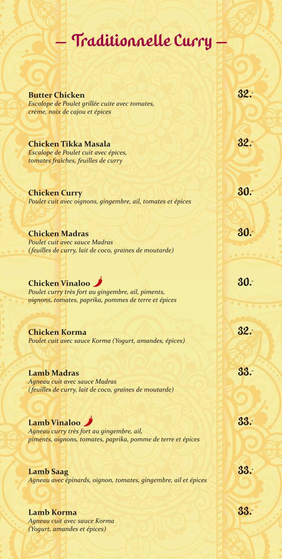 Menu di Mr. Pal - Indian Restaurant(halal food)50% off on direct reservation(only card menu)