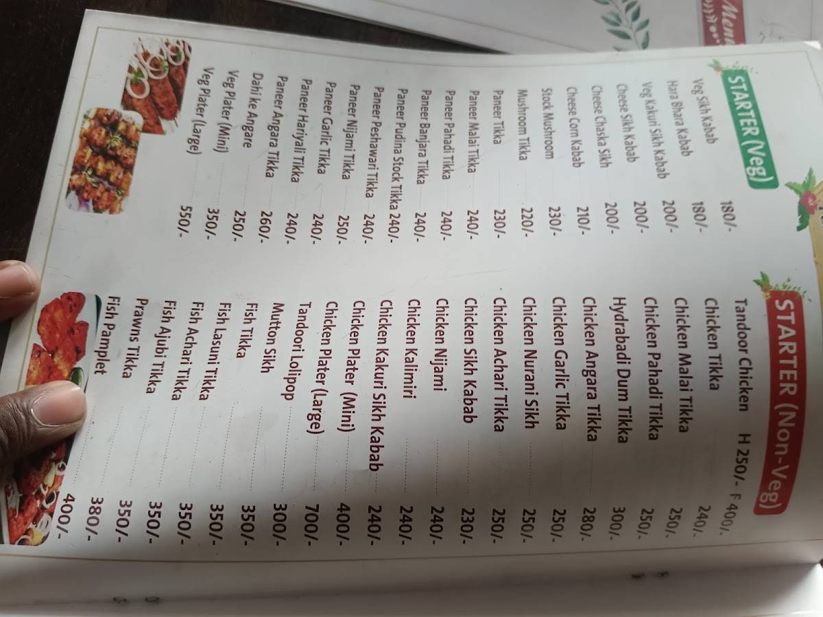 Namaste Nagpur Family Restaurant menu