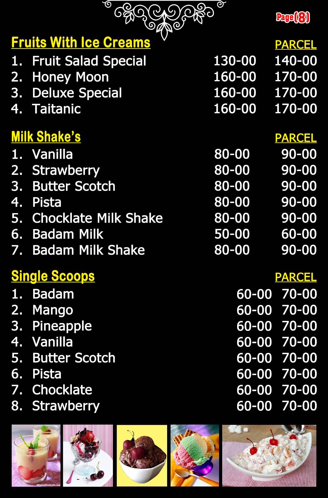 Nirmala Bakery And Restaurant menu
