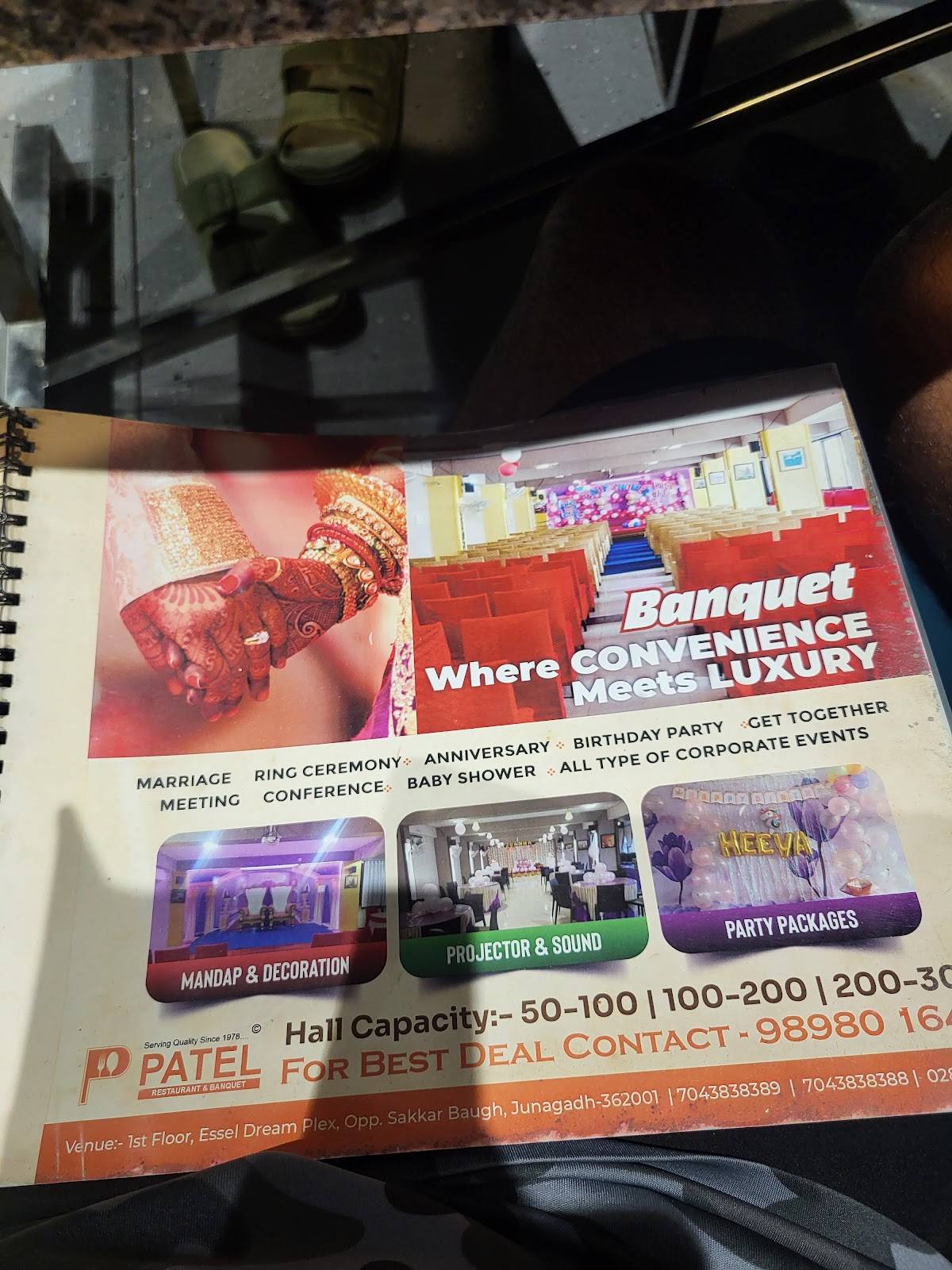 PATEL RESTAURANT DINING HALL- Best Dining Restaurant in Junagadh Kathiyawadi thali in Junagadh Gujarati Thali menu