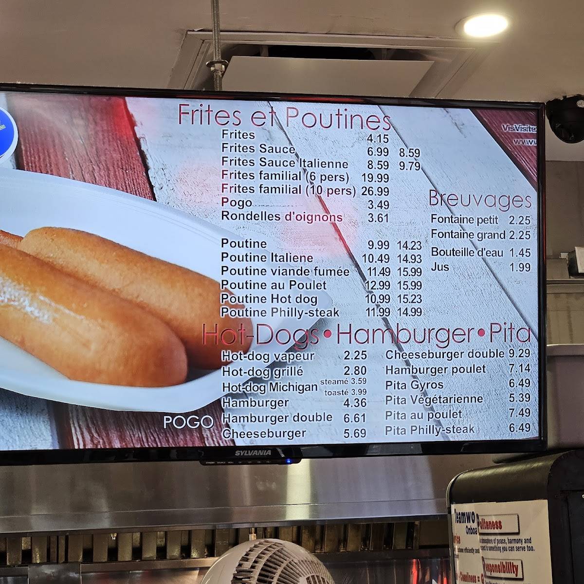 Menu de Patate Rouge