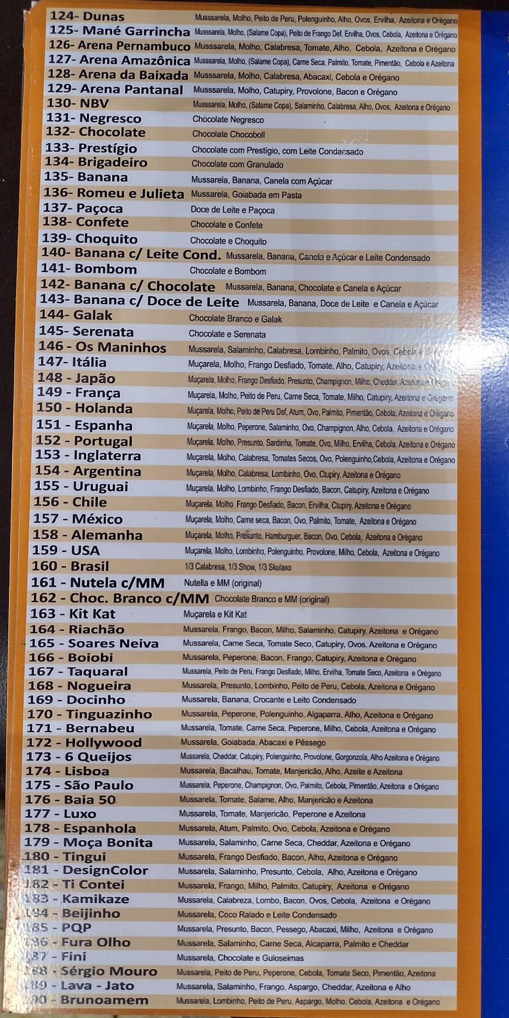 Pizzaria Skulaxo - Rodízio e Esfirra cardápio