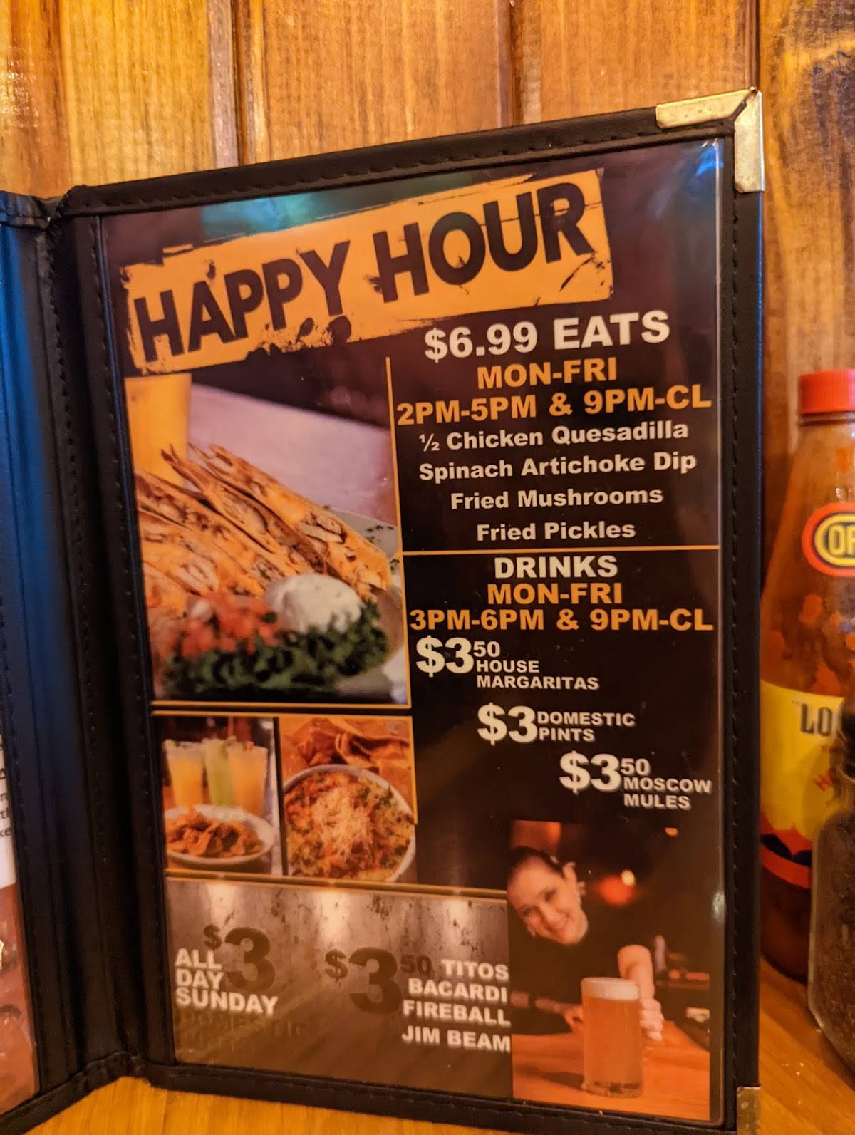 Menu at Purple Onion restaurant, Cabot, S Pine St