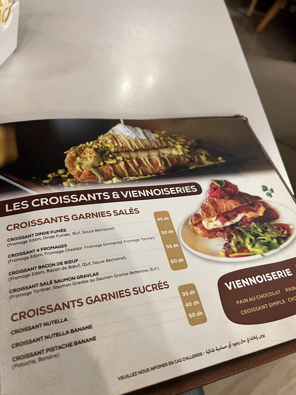 Menu de Cafe RR Ice