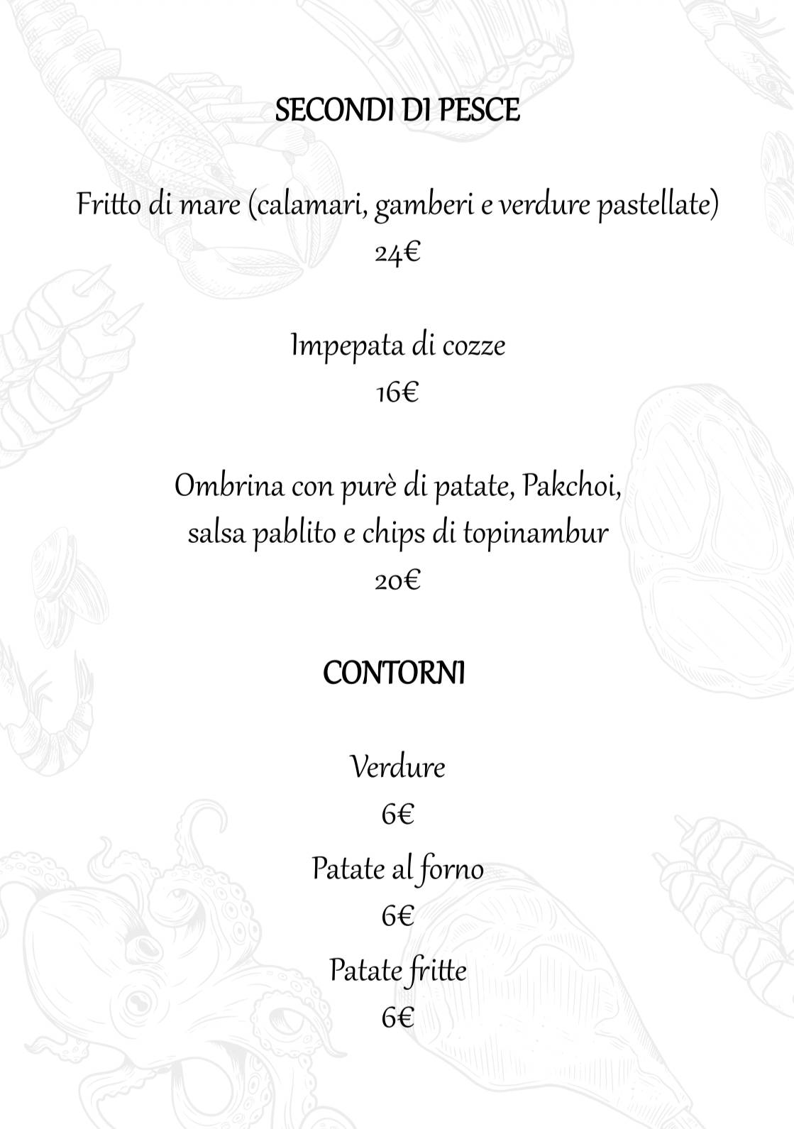 Menu di Resca - Risto Club 
