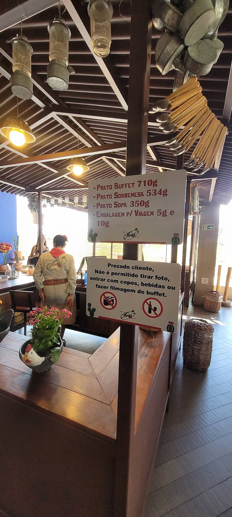 Restaurante Mangai - Brasília Shopping cardápio