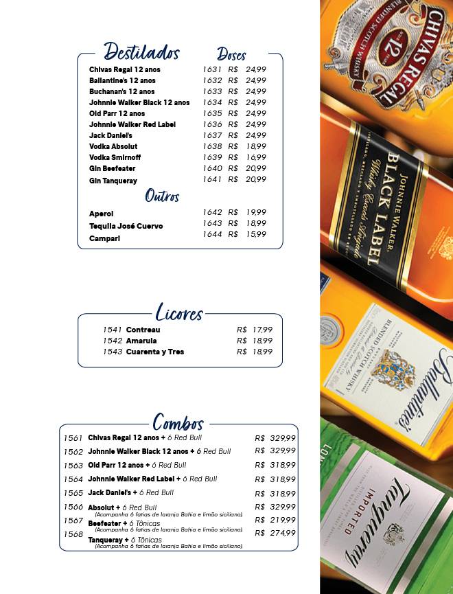 Potiguar Unidade Uberlândia cardápio