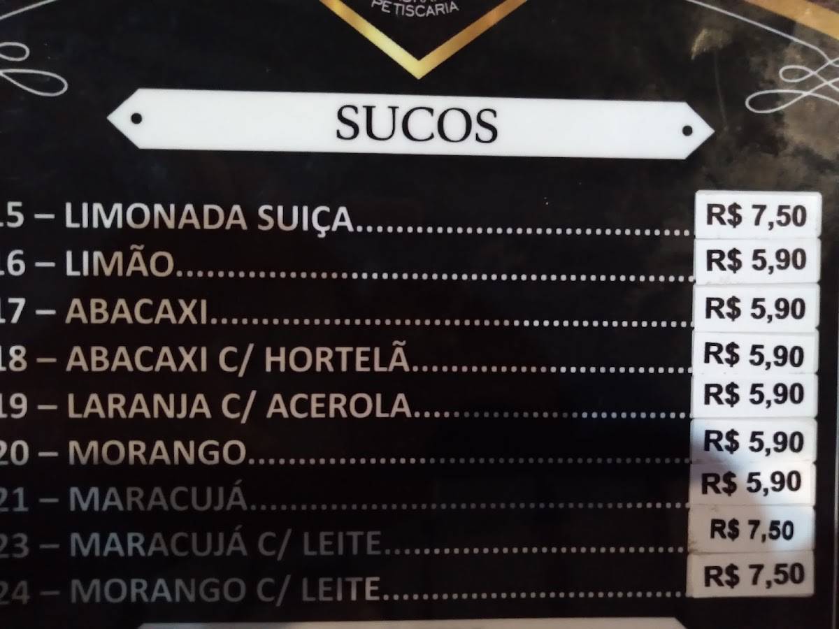 Toque Caiçara cardápio