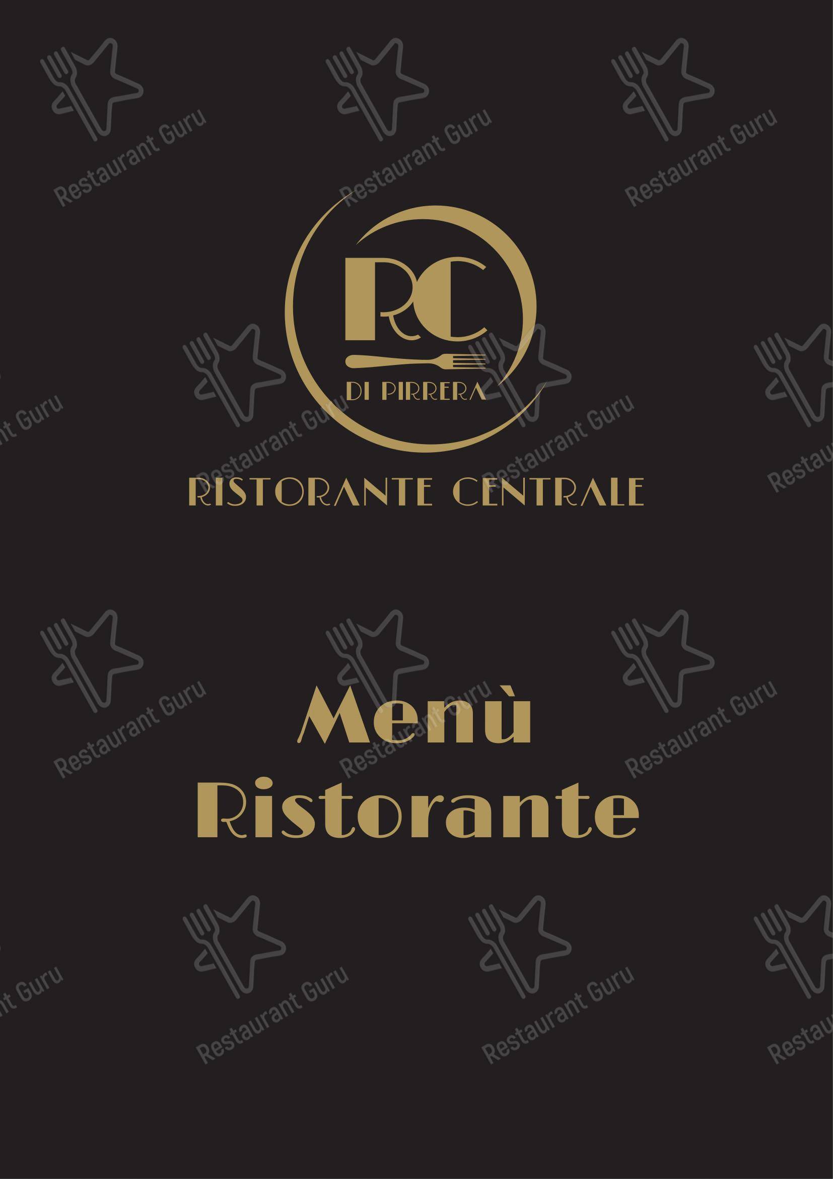 Menu di Ristorante Centrale - Menu
