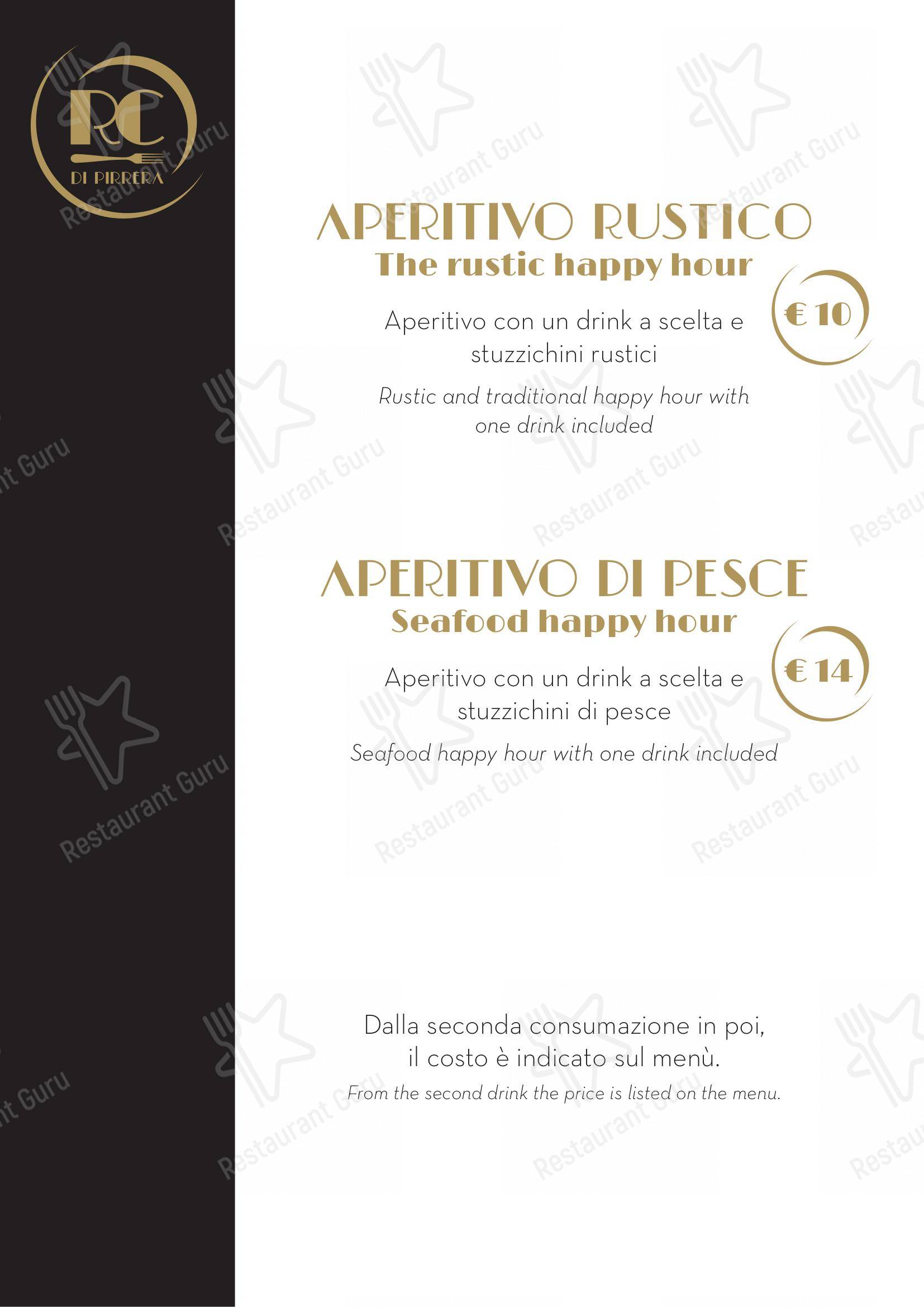 Ristorante Centrale in Enna - Menu