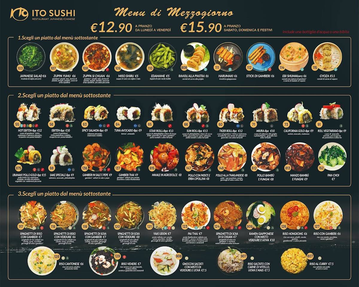Menu di ITO SUSHI 
