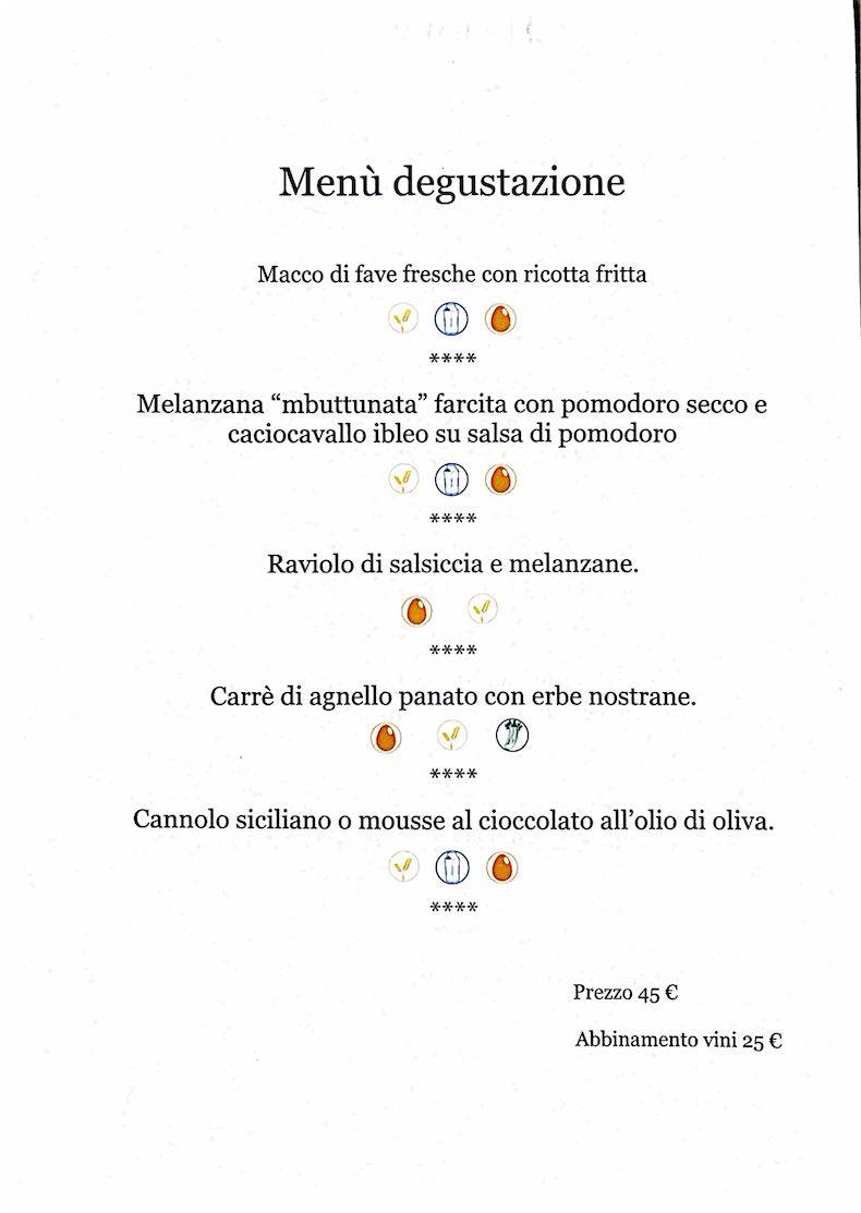 Menu de Ristorante Mates