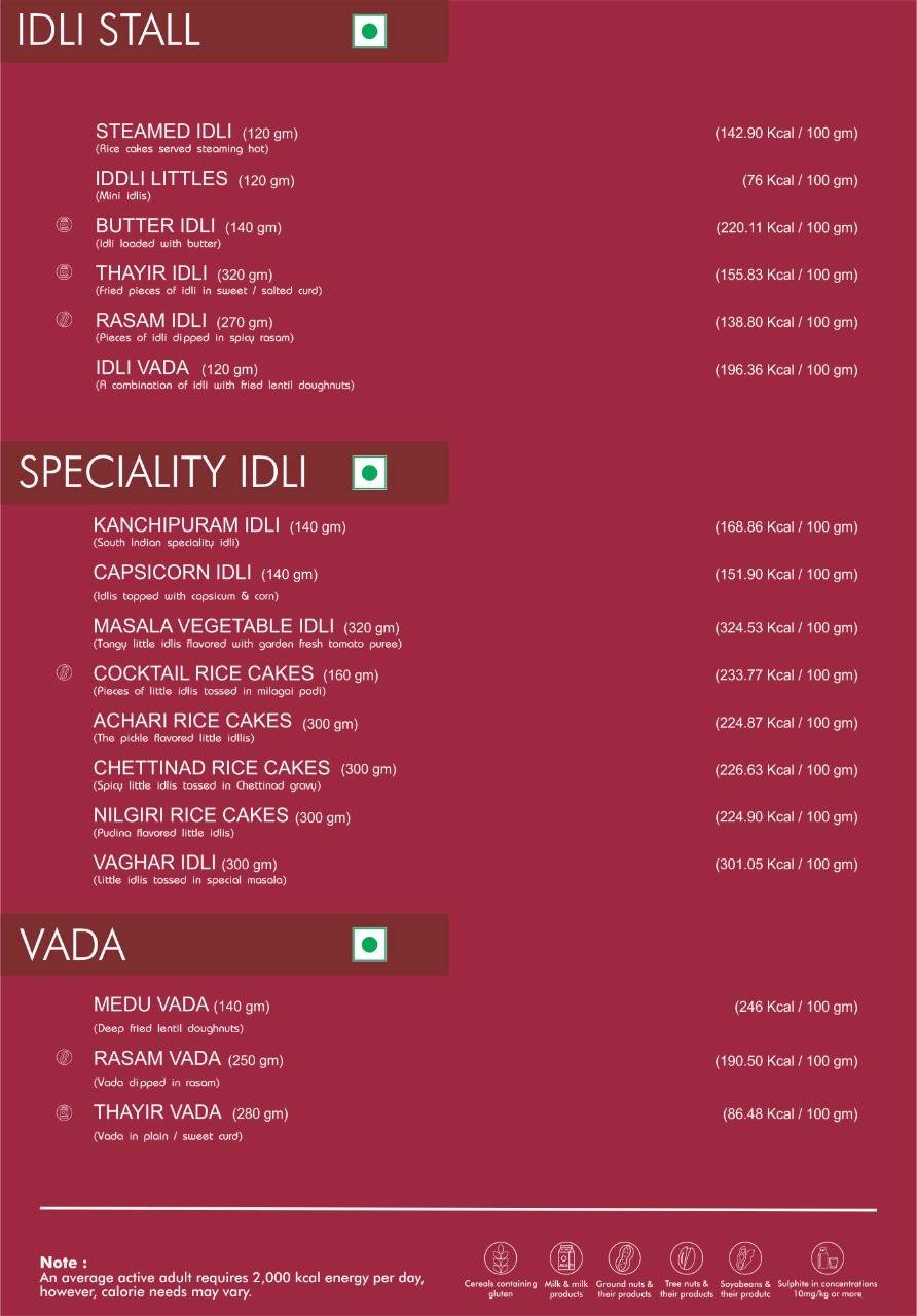 Sankalp Restaurant menu