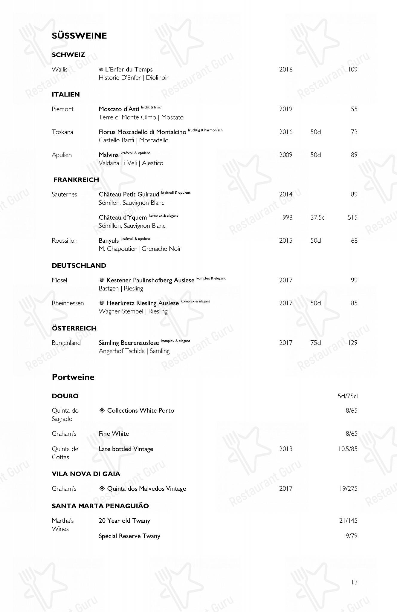 Restaurant Scala dans Lucerne - Menu Kids