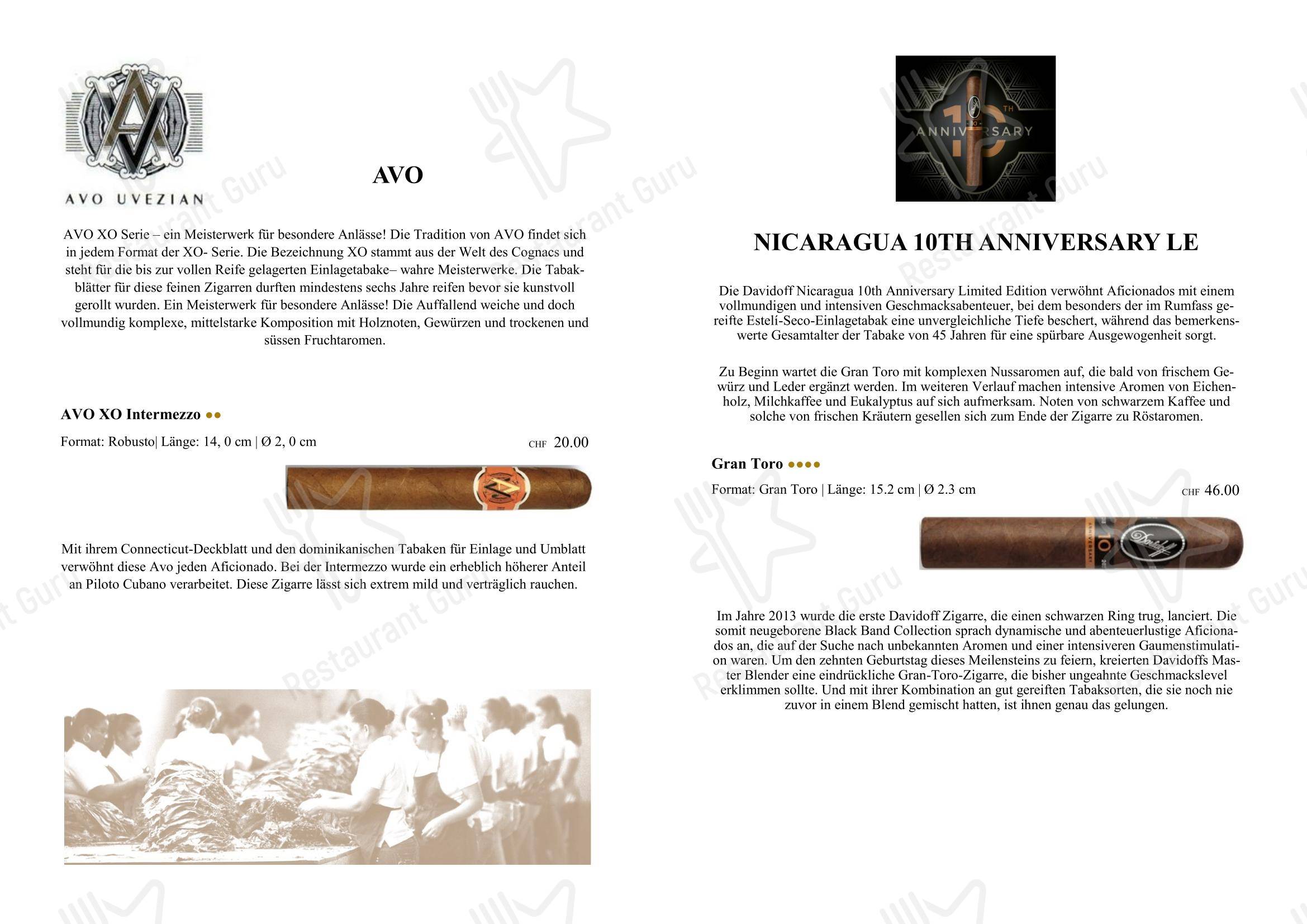 Menu pour Restaurant Scala - 菜单
