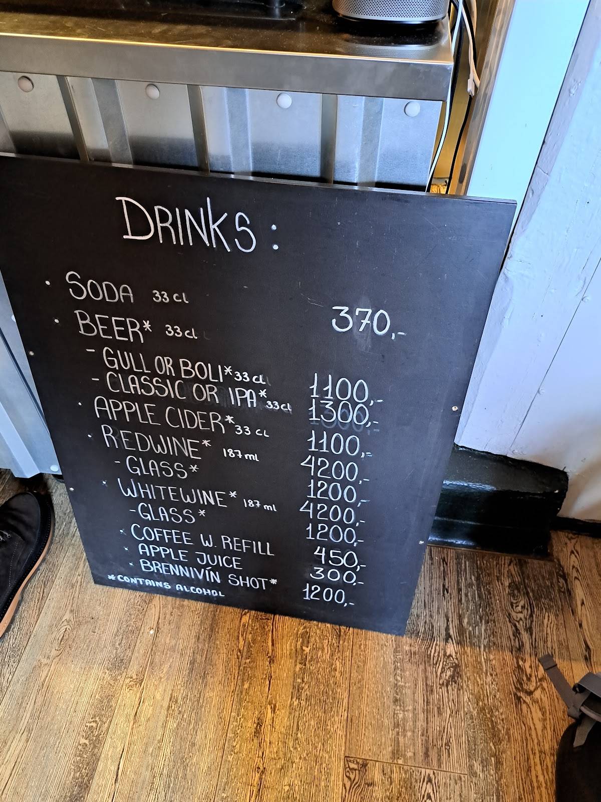 Menu de Seabaron