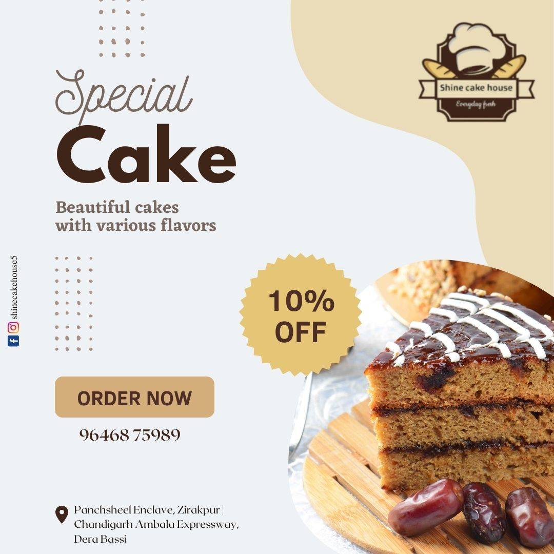 Shine Cake House - Eggless Cake Shop in Derabassi, Customize Cake Shop in Derabassi, Best Butter Biscuits Shop in Derabassi menu