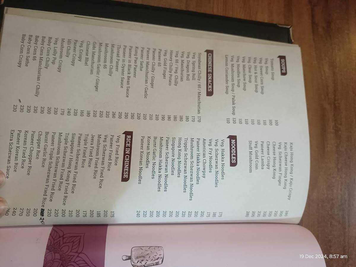 Shree Rath - Pure Veg menu