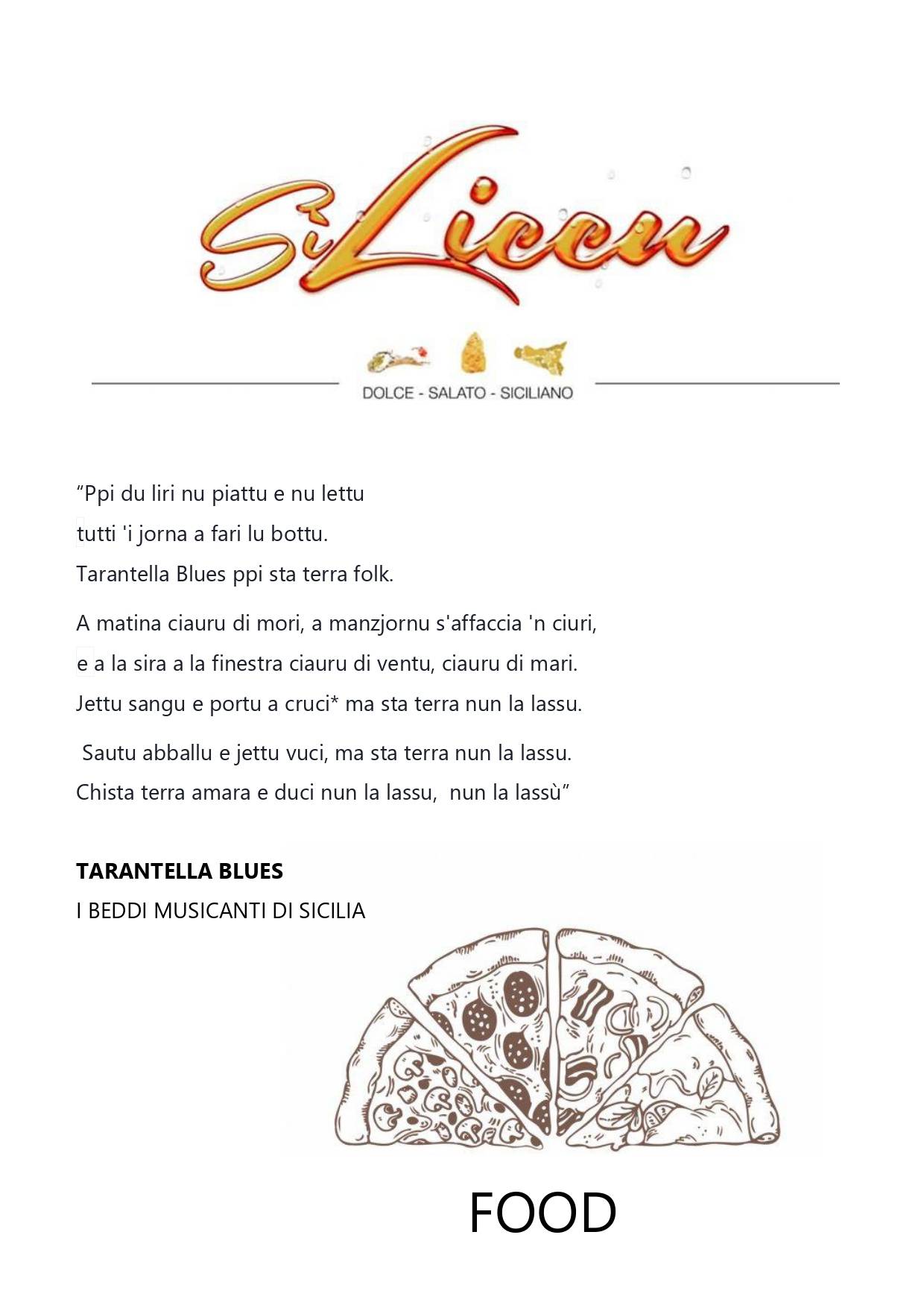 Menu di SiLiccu 