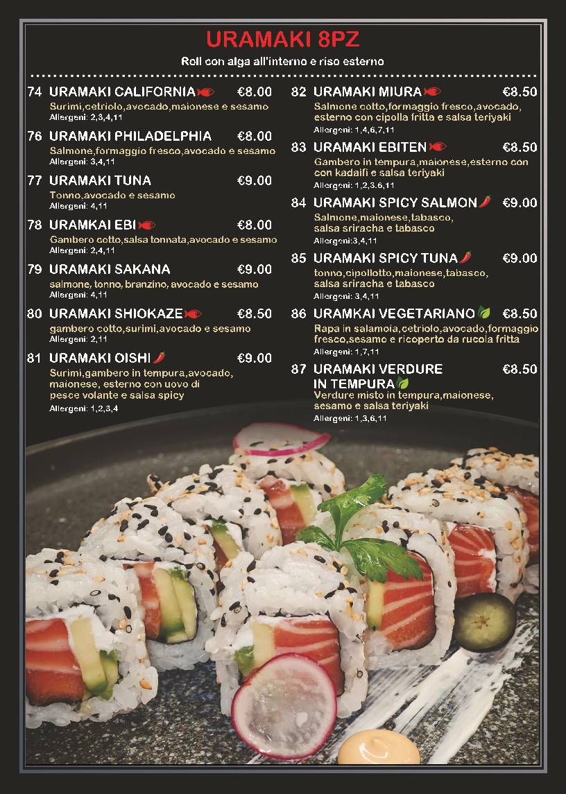 Menu di Soulshi 